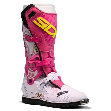 Sidi Crossair HD Billy Bolt Special Edition White Pink Motocross Boots
