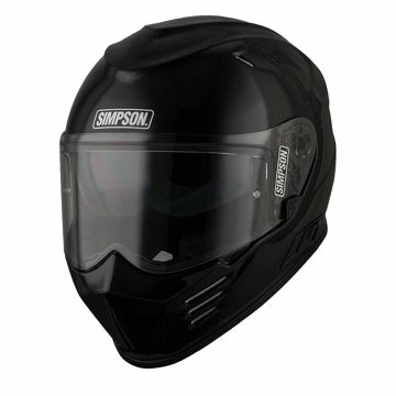 Simpson Venom Zwart Metaal ECE22.06 Integraalhelm