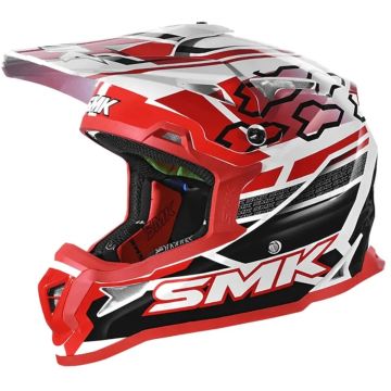 SMK Allterra Tribou Rood Wit Crosshelm
