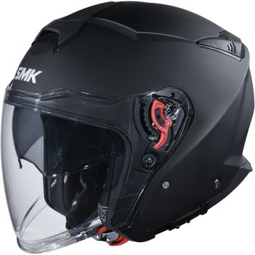 SMK GTJ Mat Zwart Jethelm