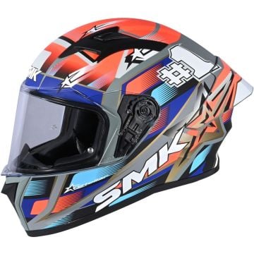 SMK Stellar Uno Sport Rood Blauw Integraalhelm
