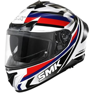 SMK Typhoon Freeride Wit Blauw Rood Integraalhelm