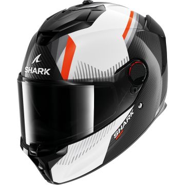 Shark Spartan GT Pro Dokhta Carbon Zwart Wit Oranje Integraalhelm