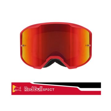 Spect Red Bull Strive MX Goggles Single Lens Rood Zwart Rood