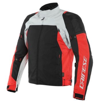 Dainese Speed Master D-Dry Jas Glacier Grijs Lava Rood Zwart  