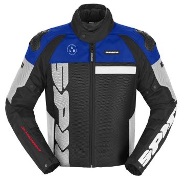 Spidi Progressive Net H2OUT Jas Wit Licht Blauw    