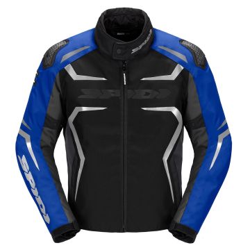 Spidi Race Evo H2Out Jas Zwart Blauw Zilver    