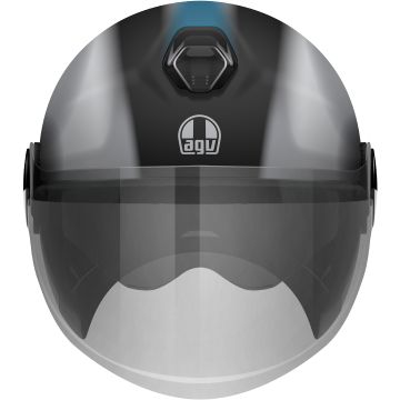 AGV Eteres Levanto Zwart Zilver Jethelm
