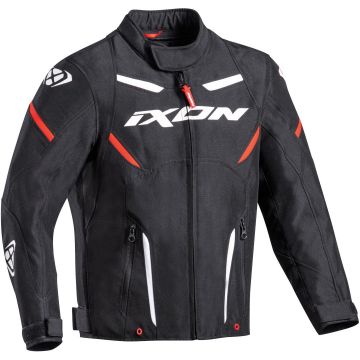 Ixon Striker Kid Zwart Wit Kids Textiele Motorjas