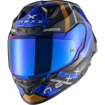 Nexx X.R3R Swirl Carbon Donkerblauw Integraalhelm