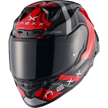 Nexx X.R3R Swirl Carbon Rood Integraalhelm