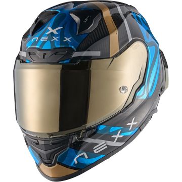 Nexx X.R3R Swirl Carbon Blauw Integraalhelm