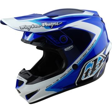 Troy Lee Designs GP Shutter Blauw Crosshelm