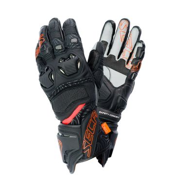 SECA Ukemi Pro Zwart Rode Handschoenen