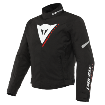 Dainese Veloce D-Dry Jas Zwart Wit Lava Rood    