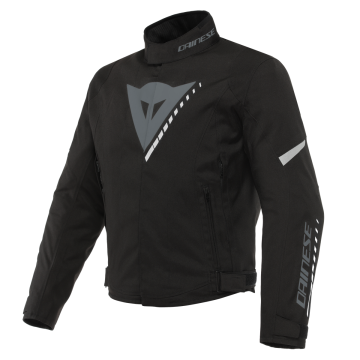Dainese Veloce D-Dry Jas Zwart Houtskool Grijs Wit    