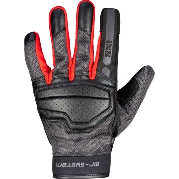 IXS Evo-Air Zwart Grijs Rood Handschoenen