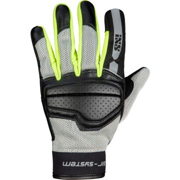IXS Evo-Air Dames Zwart Grijs Geel Handschoenen