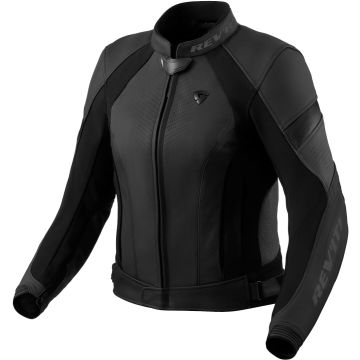 REV’IT! Xena 4 Dames Zwart Antraciet Motorjas