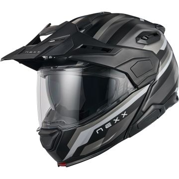 Nexx X.Lifecountry Westbound Zwart Mat Grijs Systeemhelm