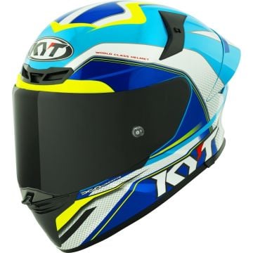 KYT TT-Revo Grand Prix Blauw Geel Integraalhelm