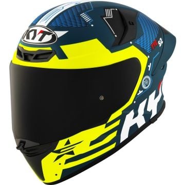 KYT TT-Revo Fuselage Mat Geel Integraalhelm