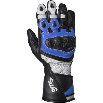 gms GR-1 SF Zwart Wit Blauw Geperforeerde Handschoenen