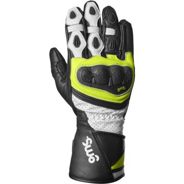gms GR-1 SF Zwart Wit Geel Geperforeerde Handschoenen
