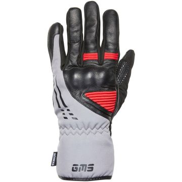 gms Stockholm WP Zwart Grijs Rode Waterdichte Handschoenen