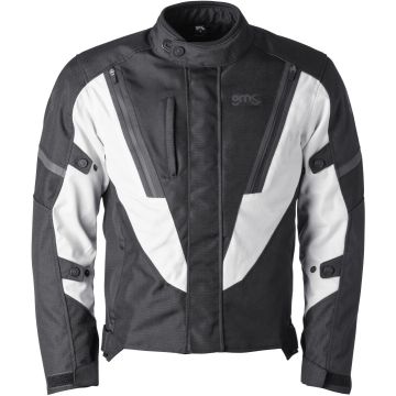 gms Avon WP Black White Waterproof Textile Jacket