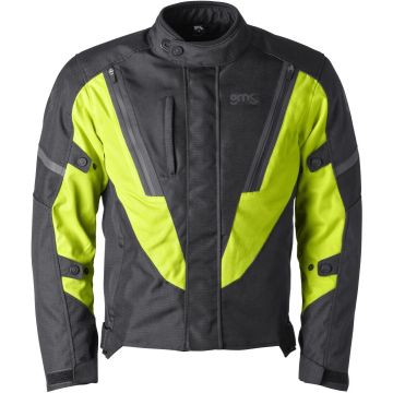 gms Avon WP Black Yellow Waterproof Textile Jacket