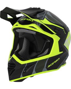 Acerbis X-Track Black Neon Yellow Motocross Helmet