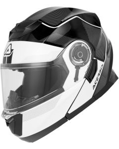Acerbis Serel Black White Flip Up Helmet