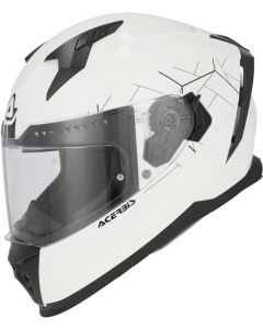 Acerbis X-Way Solid Mat Wit Systeemhelm