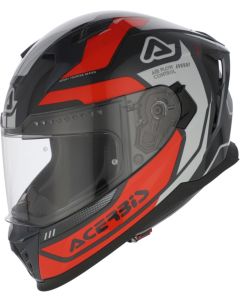 Acerbis X-Way Graphic Logo Grijs Oranje Systeemhelm