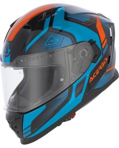 Acerbis X-Way Graphic Blauw Oranje Systeemhelm