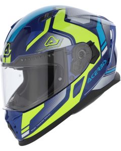 Acerbis X-Way Graphic Blauw Geel Systeemhelm