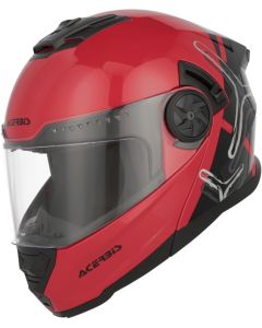 Acerbis Rider Graphic Red Black Flip Up Helmet