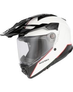 Acerbis Attack Logo White Black Red Adventure Full Face Helmet