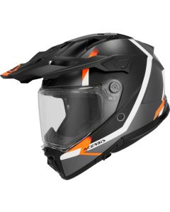 Acerbis Attack Graphic Matt Black Orange Adventure Full Face Helmet