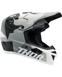 Thor Reflex Carbon Brave Grijs Camo Crosshelm