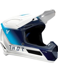 Thor Fleet Storm Wit Blauw Kinder Crosshelm