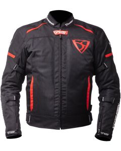 MUGENRACE Fuggire-A Black Red Textile Jacket
