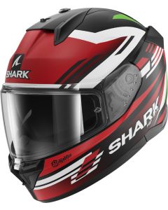 SHARK D-Skwal 3 Firstlap Mat Zwart Rood Groen KRG