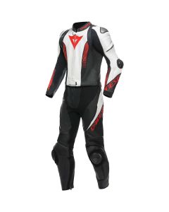 Dainese Laguna Seca 5 2-Delig Pak Zwart Wit Lava Rood