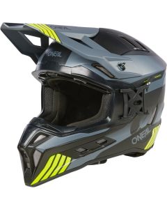 O'NEAL EX-SRS Hitch Matt Black Neon Motocross Helmet