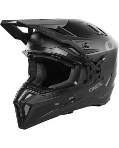 O'NEAL EX-SRS Solid Matt Black Motocross Helmet