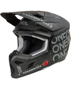 O'NEAL 3SRS Static Matt Black Grey Motocross Helmet