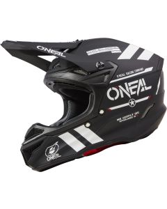 O'NEAL 5SRS Warhawk Matt White Black Motocross Helmet
