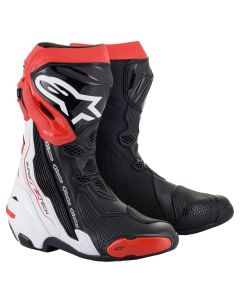Alpinestars Supertech R Black White Red Boots